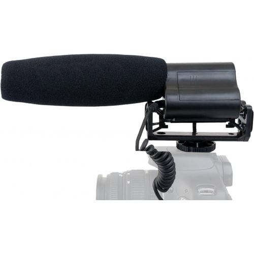  Digital Nc High Sensitivity Microphone (Stereo/Shotgun) with Windscreen & Dead Cat Wind Muff for Fujifilm X-T4