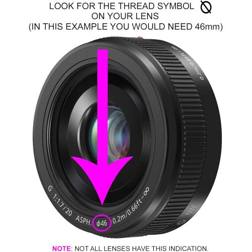  Digital Nc 10x High Definition 2 Element Close-Up (Macro) Lens for Nikon, Canon, Sony, Panasonic, Fujifilm, Pentax & Olympus DSLRs (62mm)