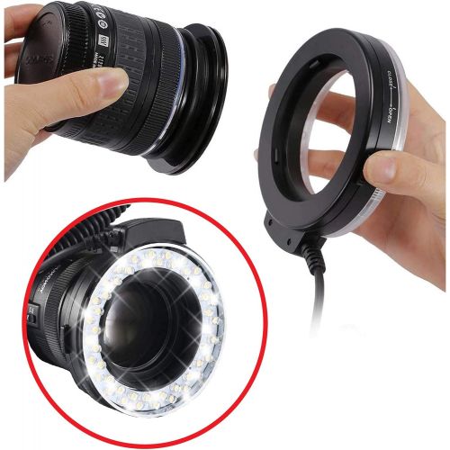  Digital Nc Dual Macro LED Ring Light/Flash Compatible with Nikon D750 (Compatible with All Nikon Lenses)