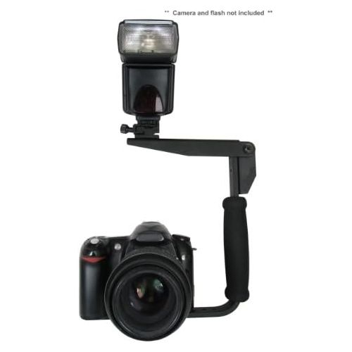 Digital Nc Nikon D3400 Flash Bracket (PivPo Pivoting Positioning) 180 Degrees (Nikon Shoe)