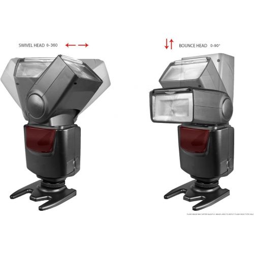  Digital Nc Bounce Swivel Indoor Outdoor Flash (Multi-Mode) for Panasonic Lumix DMC-GX8