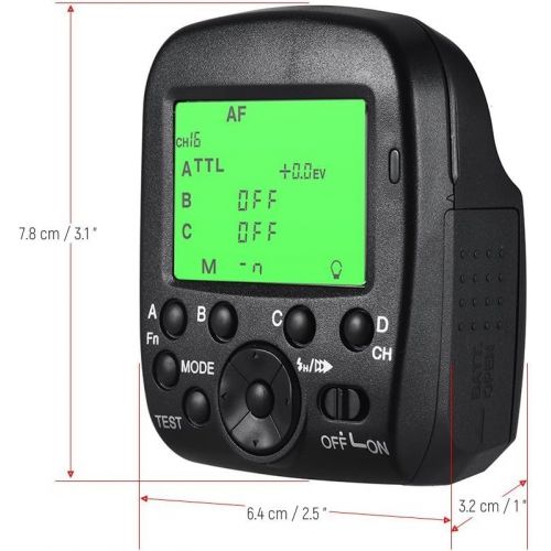  Digital Nc ADI-PTTL Wireless Speedlite Flash - Includes Bonus Wireless Transmitter for Sony Cyber-Shot DSC-RX100 II