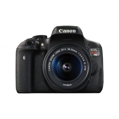 캐논 Canon EOS Rebel T6i 24.2 MP Digital SLR Touchscreen Camera Kit with EF-S 18-55mm is STM Lens - Built-in WiFi and NFC (Certified Refurbished)