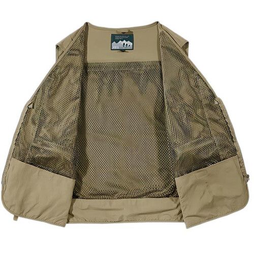  DigitalFoto Solution Limited Multifunctional Photo Vest (Khaki, 2XL)