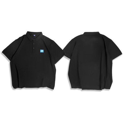  DigitalFoto Solution Limited Brand Polo (Black, 4XL)