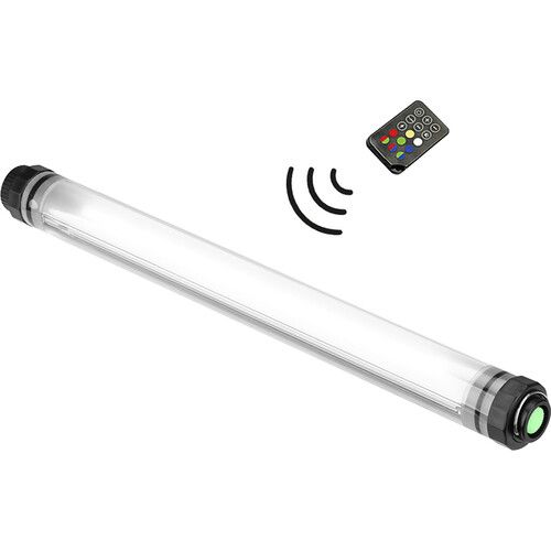  DigitalFoto Solution Limited Waterproof RGB LED Tube Light with Power Bank and Remote Control, 8W