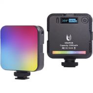 DigitalFoto Solution Limited Magnetic Mini RGB LED Light with Laptop Clamp (2500 to 9000K)