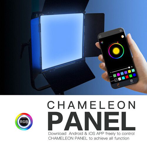 DigitalFoto Solution Limited Chameleon 100W RGBWW Soft Panel RGB LED Light with App DMX