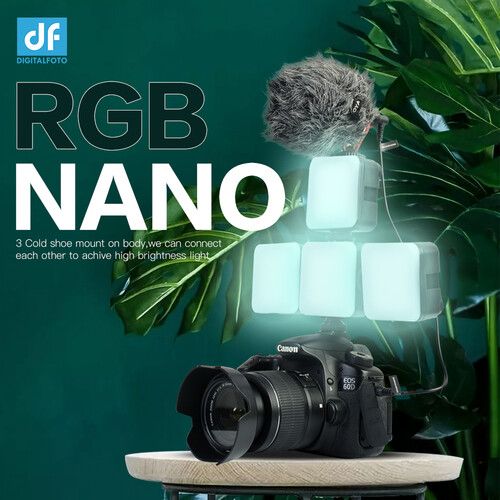  DigitalFoto Solution Limited RGB Nano 68-LED Light with Built-In Battery and Magnet