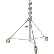 DigitalFoto Solution Limited Wind-Up Tripod Stand with Braked Wheels (18.5')