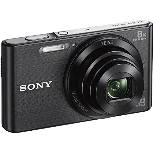  DigitalandMore Sony DSCW830B DSCW830 W830 20.1 Digital Camera with 2.7-Inch LCD (Black) + Case + 16GB SDHCSDXC Memory Card + 5 Piece Deluxe Cleaning and Care Kit + DigitalAndMore PRO Accessory