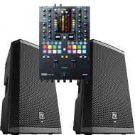 Digitaldjgear Rane Seventy Two Pro 2 Channel DJ Mixer w/ 2 Electro Voice ZLX15P 15 Speakers