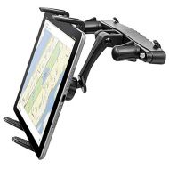 DigitlMobile Digitl Headrest Tablet Car Mount Backseat Holder for Alcatel A30 wAnti-Vibration Rear Seat Swivel Cradle (use with or Without case)