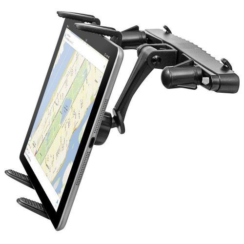  DigitlMobile Digitl Headrest Tablet Car Mount Backseat Holder for Google Chromebook Pixel Slate wAnti-Vibration Rear Seat Swivel Cradle (use with or Without case)