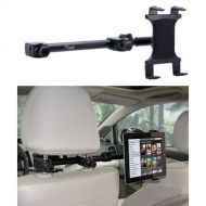 DigitlMobile Digitl Headrest Tablet Car Mount Multi Passenger Viewing Vehicle Holder for Google Pixel Slate w/Anti-Vibration Arm Extender (with or Without case)