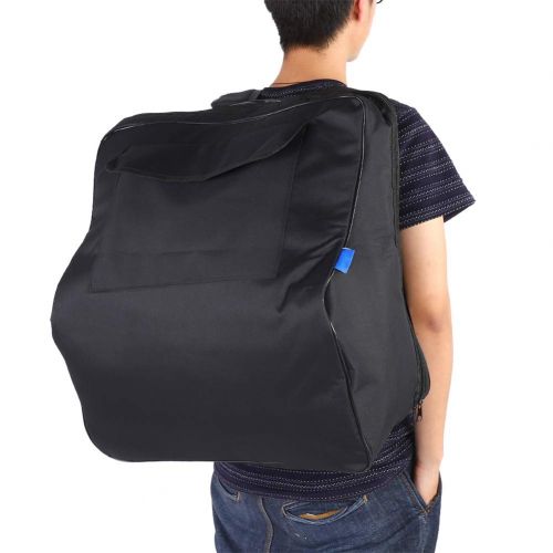  Dilwe Accordion Bag, Durable Padded Shoulder Strap Black Shockproof Accordion Storage Carrying Bag