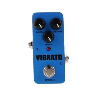 Dilwe Electric Guitar Effect Pedal, KOKKO FVB2 Vibrato Mini Tremolo Guitar Effect Pedal Instrument Accessory