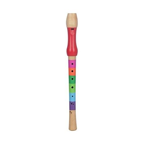  [아마존베스트]Dilwe Wood Recorder Educational Wood Flute Sound Recorder Toy for Children Kids Beginner(Multicolor)