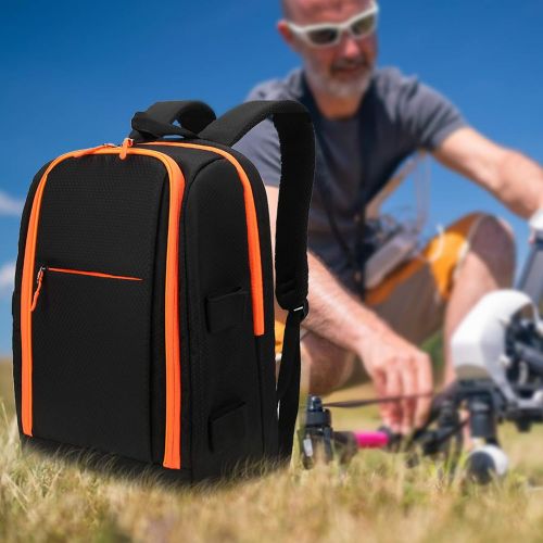  Dilwe Drone Storage Bag, Portable Breathable Drone Storage Bag Carrying Backpack Accessory Compatible with DJI Combo