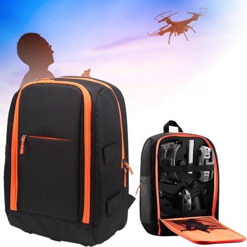  Dilwe Drone Storage Bag,Portable Durable WearResisting Storage Backpack Drone Bag Compatible with DJI Drone