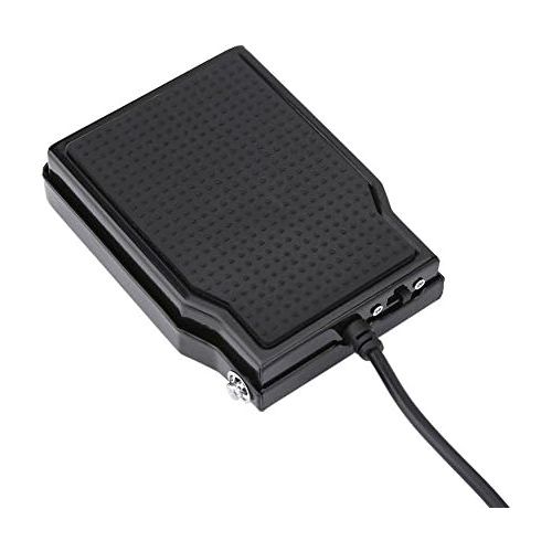  Dilwe Keyboard Damper Electronic Keyboard Sustain Pedal Damper for Piano Keyboard Accessory (Black)