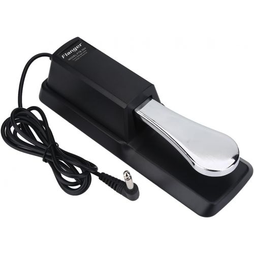  Dilwe Keyboard Sustain Pedal, Universal Digital Piano Foot Pedal with Non-slip Bottom for Yamaha Casio Keyboards