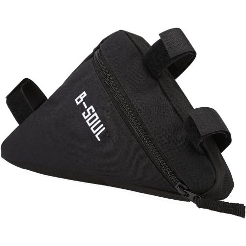  Dilwe Triangle Bag, Portable Large Capacity Bicycle Frame Strap-On Pouch for Cycling Traveling Bicycle Accessories