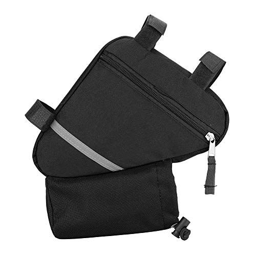  Dilwe Bike Triangle Bag, Durable Quick Release Bike Storage Bag Bicycle Frame Bag Bike Top Tube Bag for Bottle Cellphone Repair Tools