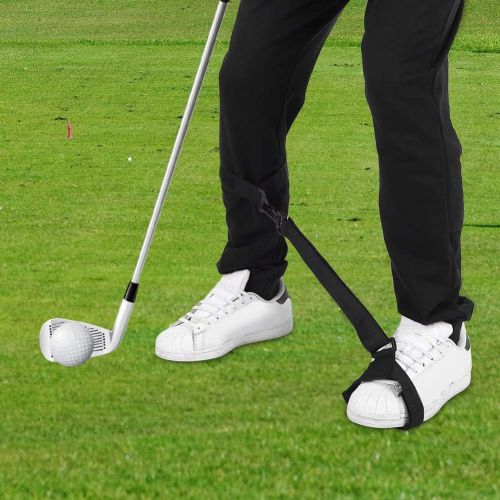  Dilwe Golf Swing Leg Corrector, Golf Swing Practice Training Aids Leg Brace Corrector Trainer