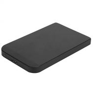 Dilwe YD0004 USB to 3.0 2.5 Inch Portable Mobile Hard Drive, 80G 120G 250G 320G 500G 1TB 2TB Universal External Hard Drive for Computer Monitors and Laptop, Black(1TB)