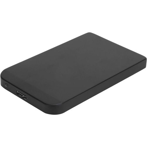  Dilwe YD0004 USB to 3.0 2.5 Inch Portable Mobile Hard Drive, 80G 120G 250G 320G 500G 1TB 2TB Universal External Hard Drive for Computer Monitors and Laptop, Black(1TB)