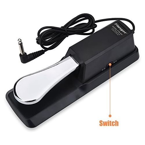  [아마존베스트]Dilwe Keyboard Damper Digital Piano Sustain Pedal Foot Damper for Electronic Pianos