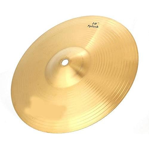  [아마존베스트]Dilwe Drum Cymbal Durable Brass 10 Inch Splash Cymbal Musical Instrument for Drum Set