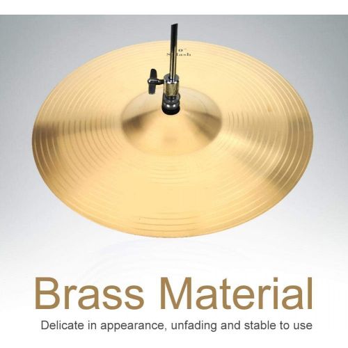 [아마존베스트]Dilwe Drum Cymbal Durable Brass 10 Inch Splash Cymbal Musical Instrument for Drum Set
