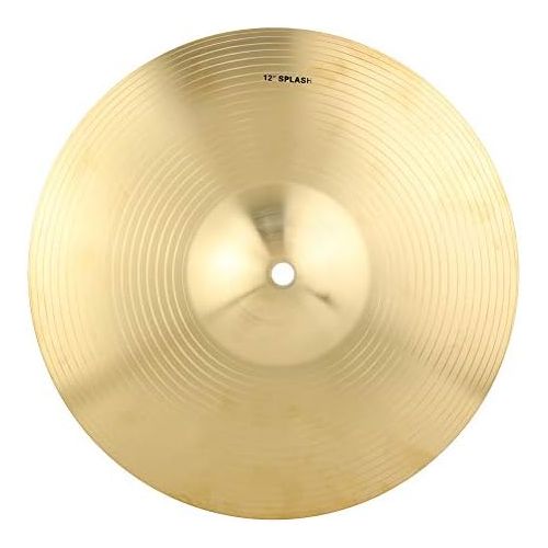  [아마존베스트]Dilwe Drum Cymbal 12-Inch Durable Brass Cymbal Musical Instrument Accessory for Drum Set