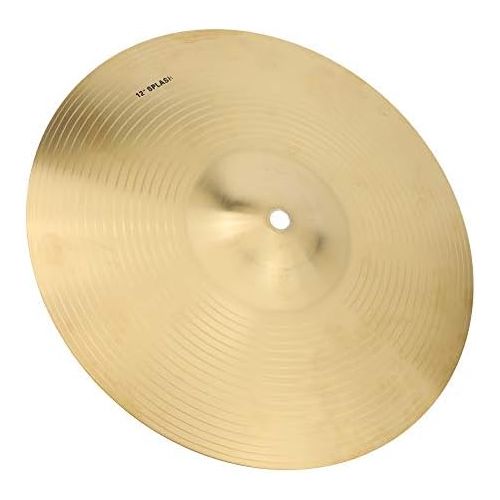  [아마존베스트]Dilwe Drum Cymbal 12-Inch Durable Brass Cymbal Musical Instrument Accessory for Drum Set