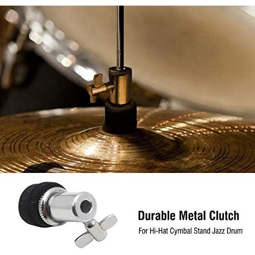  [아마존베스트]Dilwe Jazz Drum Clutch Durable Metal Hi-Hat Cymbal Stand Clutch Jazz Drum Upgrade Replacement Parts