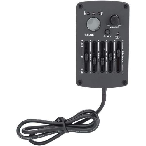  [아마존베스트]Dilwe SE-5N 5 Band EQ Equalizer Pickup for Acoustic Guitar Musical Instrument