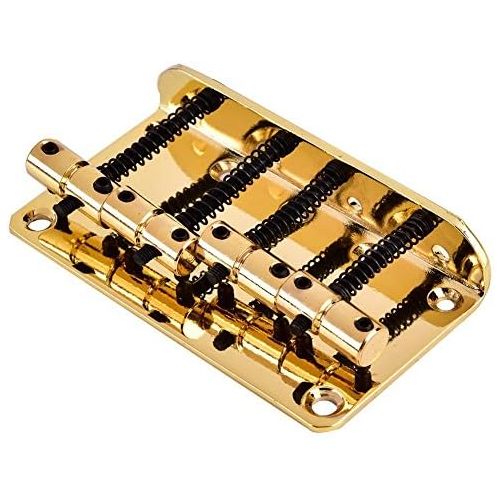  [아마존베스트]Dilwe 4 String Bass Guitar Bridge Metal Guitar Bridge Parts for Electric Bass