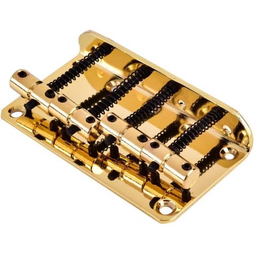  [아마존베스트]Dilwe 4 String Bass Guitar Bridge Metal Guitar Bridge Parts for Electric Bass