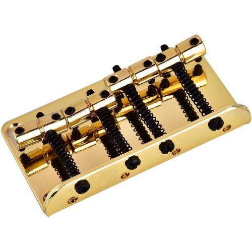  [아마존베스트]Dilwe 4 String Bass Guitar Bridge Metal Guitar Bridge Parts for Electric Bass