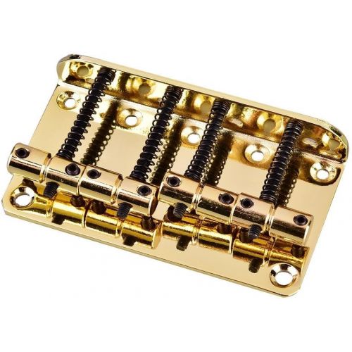  [아마존베스트]Dilwe 4 String Bass Guitar Bridge Metal Guitar Bridge Parts for Electric Bass