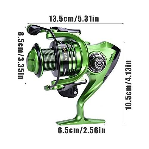  [아마존베스트]Dilwe Fishing reel smooth anti-corrosion casting spinning reel for salt water and freshwater fishing.