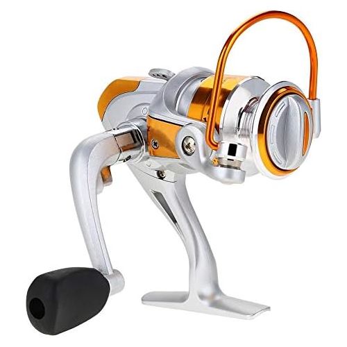  [아마존베스트]Dilwe 12BB 5.2: 1 Metallic Boat Rock Spinning Casting Carp Fishing Reel Accessories 1000 2000 3000 4000 5000 6000 7000