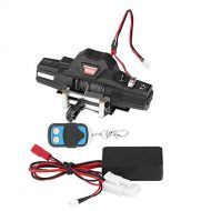 Dilwe RC Crawler Winch, RC Car Winch Dual-Motor Winch RC Upgrade Accessory for 1/8 Scale RC Model Vehicle Crawler Car