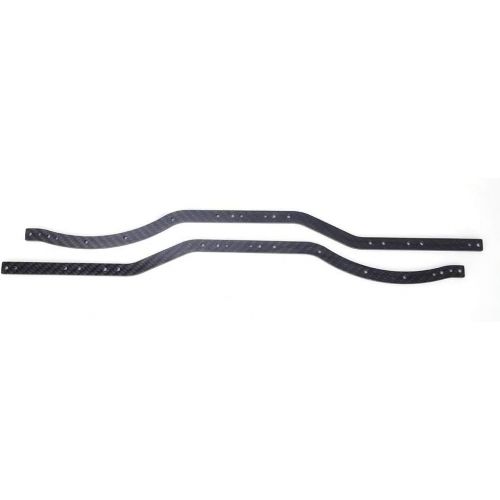  Dilwe RC Chassis Frame Rails, Universal Carbon Fiber Chassis Frame Rails Compatible with Axial SCX10 RC Car