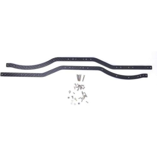  Dilwe RC Chassis Frame Rails, Universal Carbon Fiber Chassis Frame Rails Compatible with Axial SCX10 RC Car