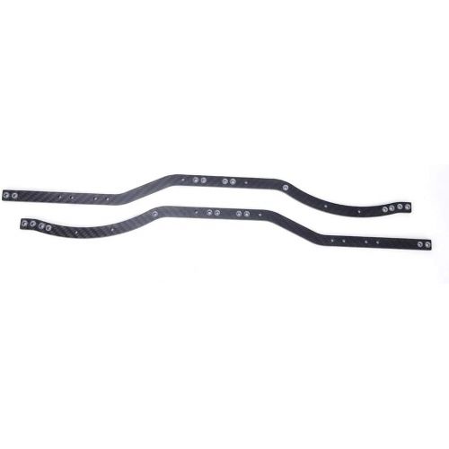  Dilwe RC Chassis Frame Rails, Universal Carbon Fiber Chassis Frame Rails Compatible with Axial SCX10 RC Car