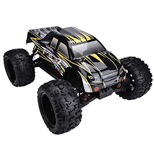  Dilwe Electric Truck Frame & Shell, 2.4GHz 4WD High Speed Brushless ESC 1/8 Scale Electric Car Frame & Shell DIY Kit RC Car Assembly Parts