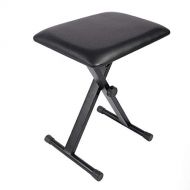 Dilwe Keyboard Piano Bench, Height Adjustable Keyboard Piano Bench Stool Folding Padded Portable Seat Chair